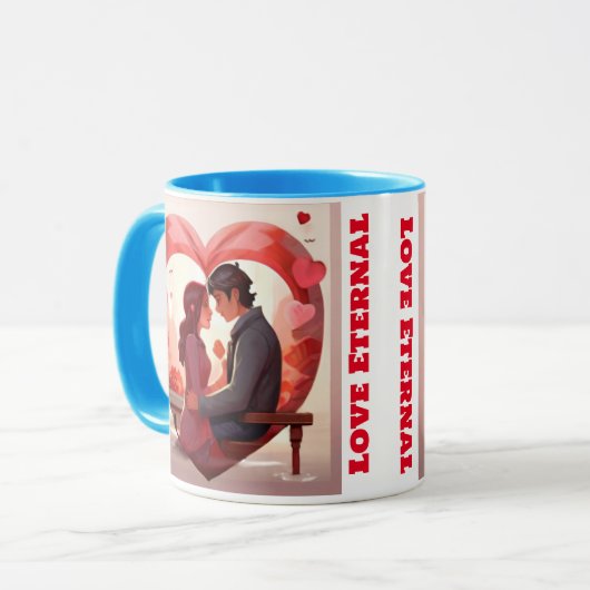 Amour Eternal Combo Mug (Devant gauche)