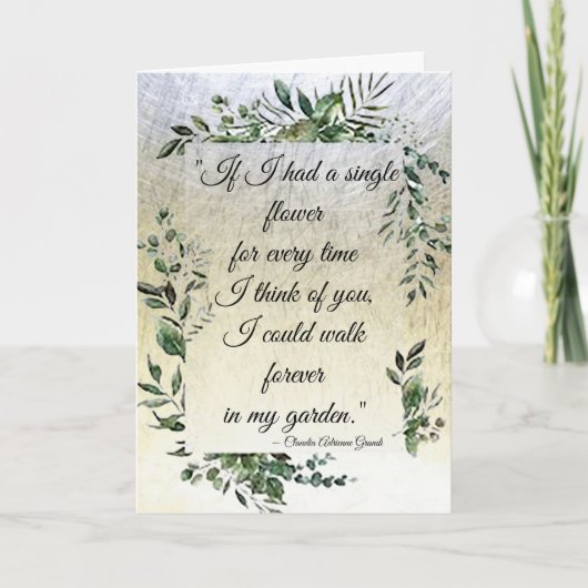 “Amour Éternel” Carte d'amour (Devant)