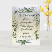 “Amour Éternel” Carte d'amour (Fleur jaune)