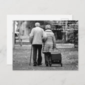 amour éternel carte postale (Devant / Derrière)