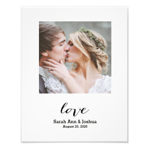 Amour éternel Impression photo Mariage personnal