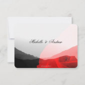 Amour éternel/Mountain Range Rose rouge RSVP (Dos)