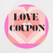 Amour Étiquette V jour (Design 1)