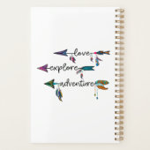 Amour Explore Aventure Arrow Tribal Boho Design (Dos)