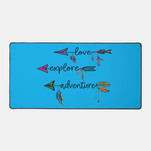 Amour Explore Aventure Arrow Tribal Boho Design (Recto)