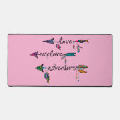 Amour Explore Aventure Arrow Tribal Boho Design (Recto)