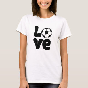 Amour Fan Soccer T-Shirt mignon Jour tenue