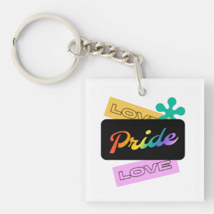 Amour fierté amour. Fierté LGBT+. Porte-clés arc-e