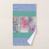 Amour Fleurs Monnaie Salle de bain Serviette de ba (Serviette à main)
