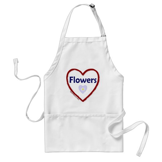 Amour : Fleurs - Tablier (Devant)