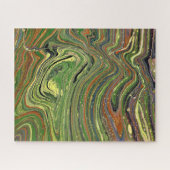Amour Fou 2 Puzzle Vert Abstrait Fou (Horizontal)