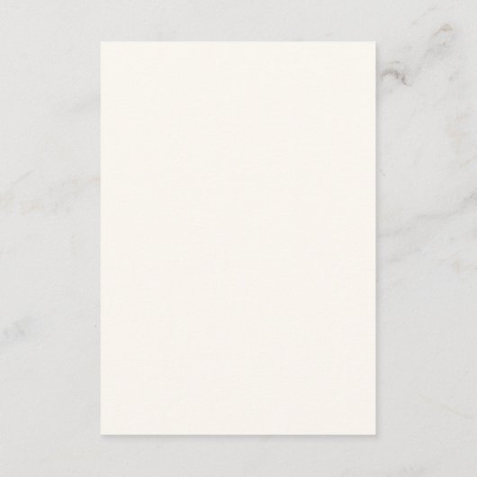 Amour French Bow | Bruiloft Gast Details QR Code Informatiekaartje (Achterkant)