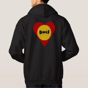 AMOUR GOLF-zwarte Sweat Hoodie