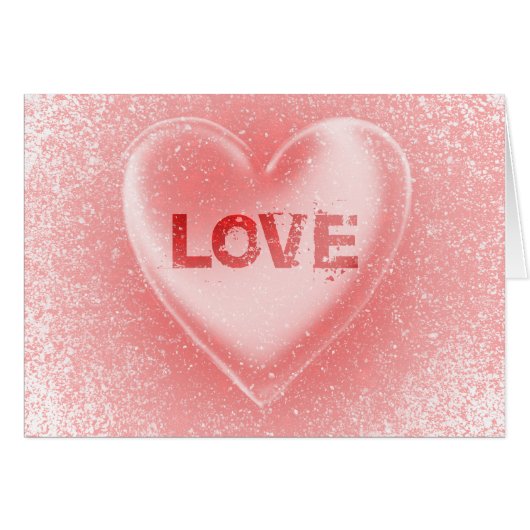 Amour : Grunge Heart : (Devant horizontal)