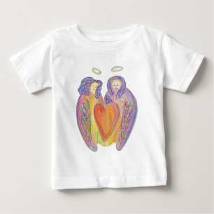 Amour Guardian Angels Heart Art T-Shirts pour enfa