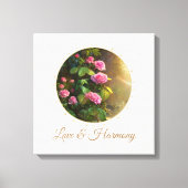 Amour & Harmonie - Toile Enveloppée (Recto)