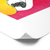 Amour. Impression Art déco (Coin)