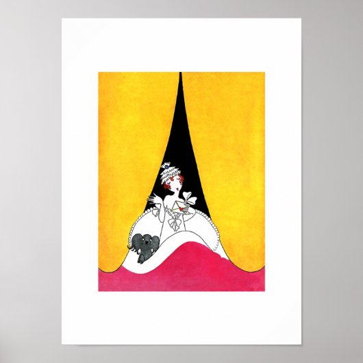 Amour. Impression Art déco (Devant)