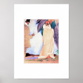 Amour. Impression Art déco vintage (Devant)