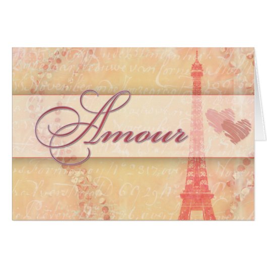 Amour in Parijs (Voorkant Horizontaal)