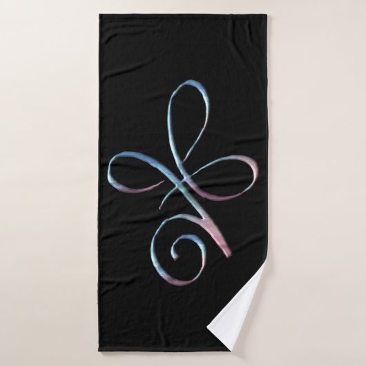Amour inconditionnel dégradé (Serviette de bain)