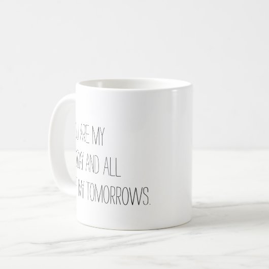 Amour intemporel Mug (Devant gauche)