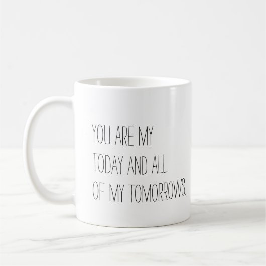 Amour intemporel Mug (Gauche)