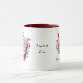 Amour intemporel Romantique Saint Valentin Mug (Centre)