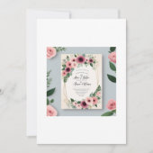 Amour intemporel : Un Faire-part de mariage (Devant)