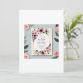 Amour intemporel : Un Faire-part de mariage (Debout devant)