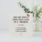 Amour intemporel : Une carte de conservation pour (Debout devant)