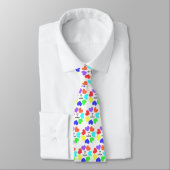Amour interracial Rainbow Hearts Cravate (Attaché)
