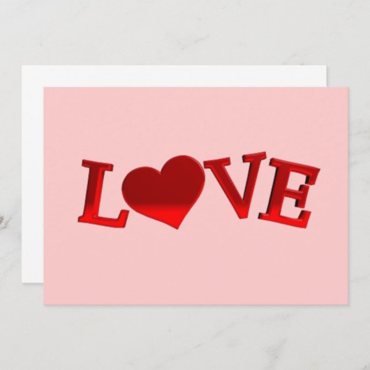 Amour Invitation (Devant / Derrière)