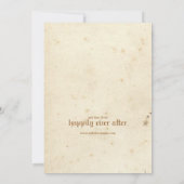 AMOUR - invitation de livre de contes de conte de (Dos)