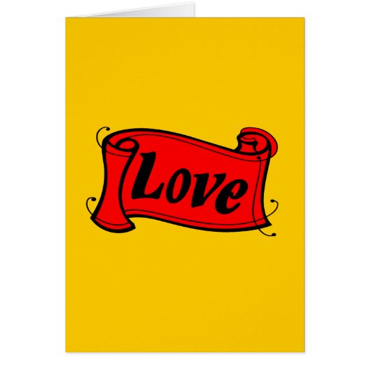 Amour, jaune noir et rouge (Devant)