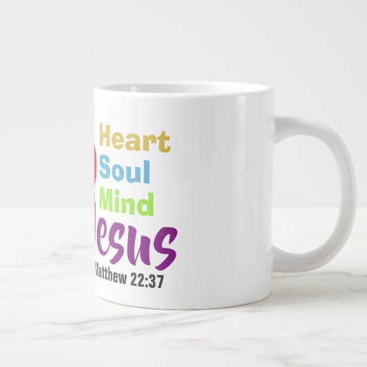 Amour Jésus - Jumbo Mug (Droite)