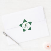 Amour, Joie, Paix, Espoir Sticker Star de Noël (Enveloppe)