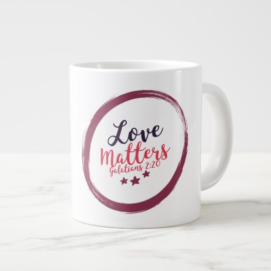 Amour - Jumbo Mug (Devant droit)