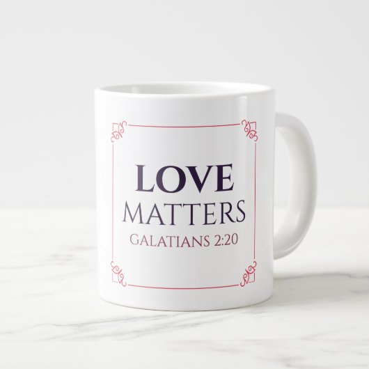 Amour - Jumbo Mug (Devant droit)