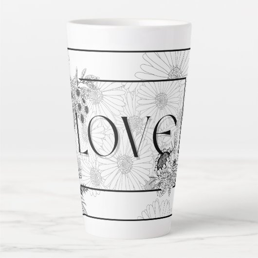 Amour latte mug (Devant)