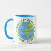 Amour Les Mugs De La Terre (Gauche)