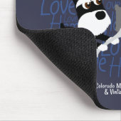Amour, maison - tapis de souris de Schnauzer (Coin)