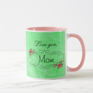 Amour Maman, Fête des Mères Café Mug