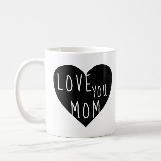 Amour Maman ⎥ Mug personnalisé (Gauche)