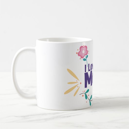 amour maman tasse de café (Gauche)
