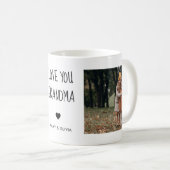 amour Mamie Photo Café Mug (Devant droit)