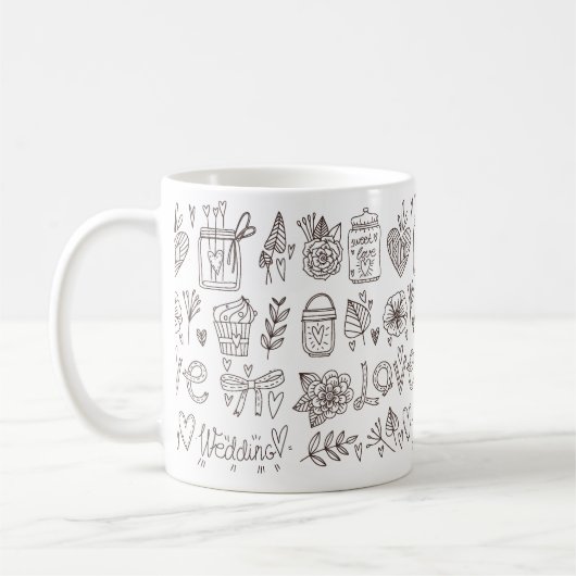 amour mariage mug (Gauche)