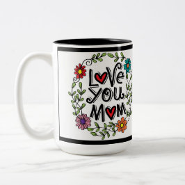 Amour Maternel - Tasse speciale Dag der Moeders Tweekleurige Koffiemok