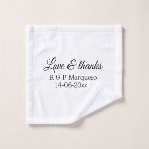 Amour & merci ajoutez nom du couple mariage ajoute