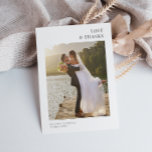 AMOUR & MERCI | carte de remerciements photo<br><div class="desc">Un design mariage moderne avec une photo. Vous pouvez télécharger votre propre image et modifier. Le texte et les couleurs peuvent être personnalisés.</div>